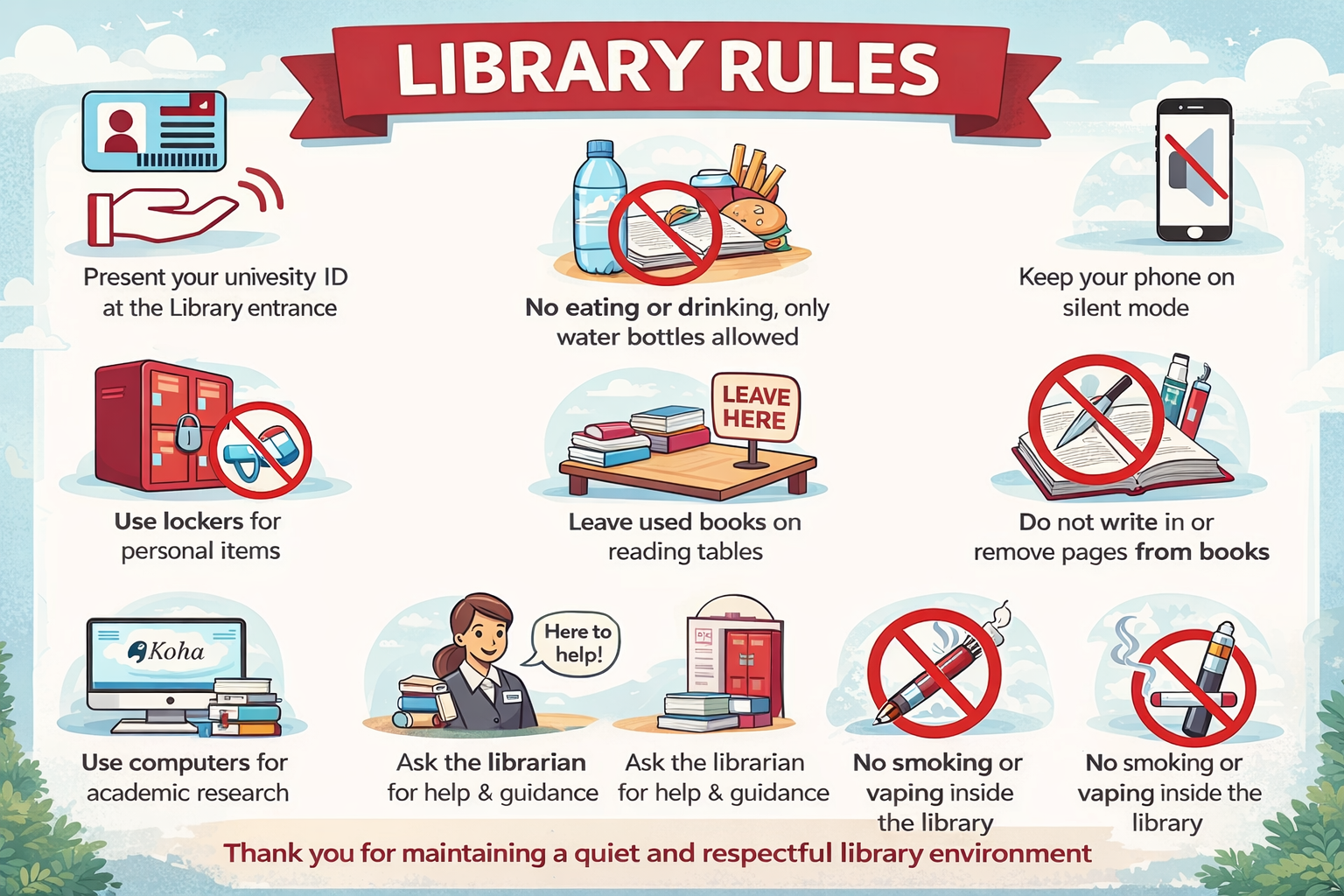 Library Rules